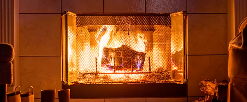 Mendota Hearth Landscape Fireplace Installation in Sterling, Colorado